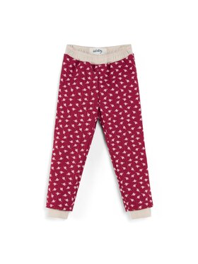 Kid story Kid story Spodnie dresowe TERMICZNE2 Czerwony Regular Fit