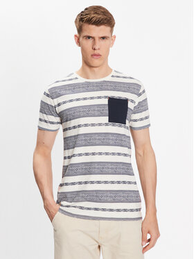 INDICODE INDICODE T-Shirt Raffa 40-925 Tmavomodrá Regular Fit