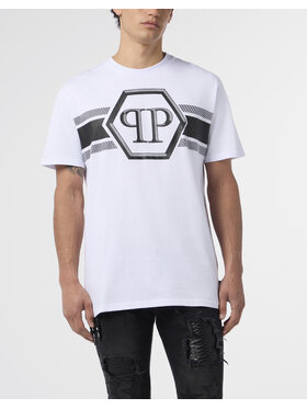 PHILIPP PLEIN PHILIPP PLEIN T-Shirt 29877 Biały Regular Fit