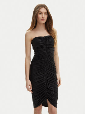 NORMA KAMALI NORMA KAMALI Cocktail obleka ST3243LMD89001 Črna Slim Fit