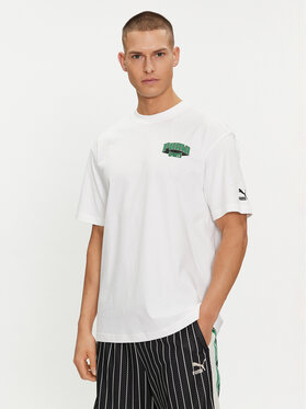 Puma Puma Футболка For The Fanbase Graphic 624395 Білий Relaxed Fit