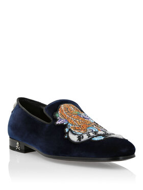 PHILIPP PLEIN PHILIPP PLEIN Loafersy 19363 Błękitny