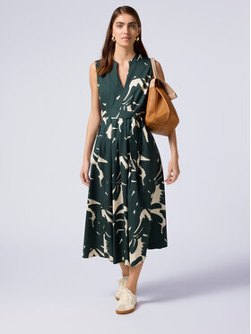 Oltre Oltre Vestito elegante 7108R104806N0S5 Verde Flared Fit