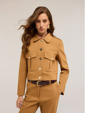 Motivi Motivi Giacca di transizione Q733Q000955N012 Crema Cropp Fit