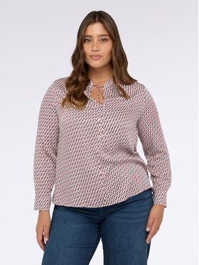 Fiorella Rubino Fiorella Rubino Bluzka 2027T002407N0S1 Bordowy Regular Fit