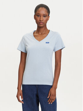 HUGO HUGO T-Shirt Classic 50513667 Błękitny Slim Fit
