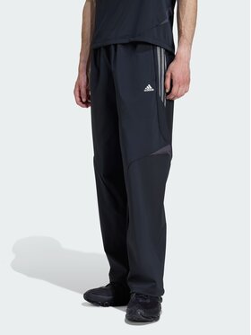 adidas adidas Spodnie dresowe F50 Loose Striped Czarny Loose Fit