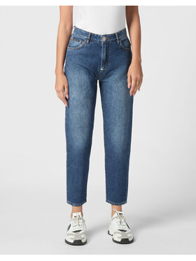 PHILIPP PLEIN PHILIPP PLEIN Jeansy 21705 Błękitny Mom Fit