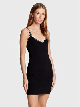 Elisabetta Franchi Elisabetta Franchi Sukienka codzienna AM-36B-26E2-V250 Czarny Slim Fit