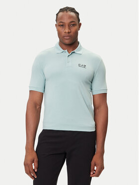 EA7 Emporio Armani EA7 Emporio Armani Тениска с яка и копчета 8NPF14 PJVQZ U9066 Син Regular Fit