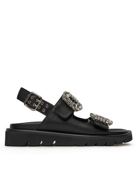 Eva Minge Eva Minge Sandalen SNOWDROP-I75-563 Schwarz