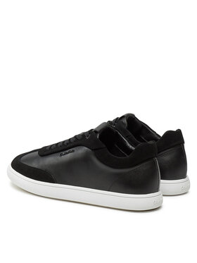 Calvin Klein Tenisice Cupsole Lace Up - Lth Sue Mix HW0HW02435 Crna