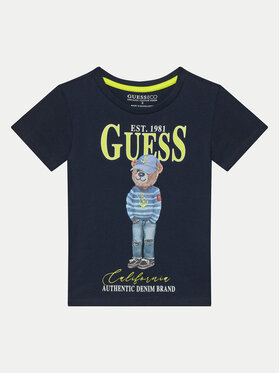 Guess Guess Футболка N5RI20K8HM4 Cиній Regular Fit