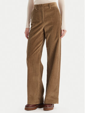 Weekend Max Mara Weekend Max Mara Riidest püksid Tania 2525136092 Pruun Wide Leg