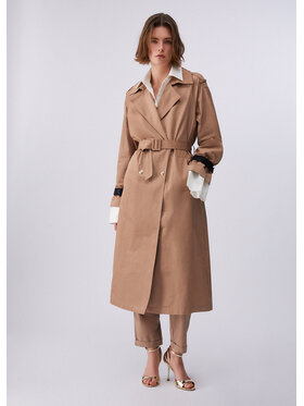 Liu Jo Liu Jo Trench TA6146T2904C3968 Beige Loose Fit