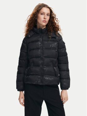 Desigual Desigual Geacă de iarnă Drammen 24WWEWBM Negru Regular Fit