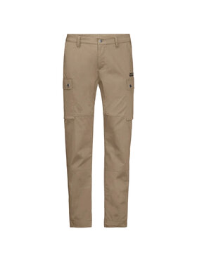 Jack Wolfskin Jack Wolfskin Spodnie dresowe Jack Wolfskin Arctic Road Cargo Pants M Beżowy Regular Fit