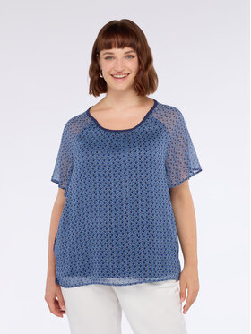 Fiorella Rubino Fiorella Rubino T-shirt G01IL008806N0Z4 Blu Regular Fit