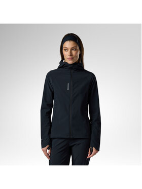 Rossignol Rossignol Kurtka outdoor W Venon Wind Hoodie Jacket Czarny Slim Fit