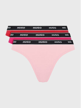 Hugo Hugo Komplet 3 par fig klasycznych Triplet Stripe 50480157 Kolorowy