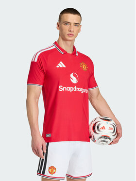 adidas adidas Koszulka techniczna 169177 Czerwony Slim Fit