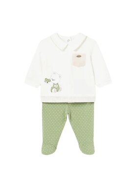 Mayoral Mayoral Completo body e tutina 1533 Verde