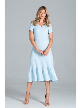 FIGL FIGL Šaty M827 Modrá Regular Fit