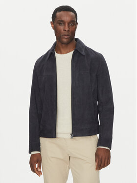 BOSS BOSS Lederjacke H-Malbano5 50528014 Dunkelblau Regular Fit
