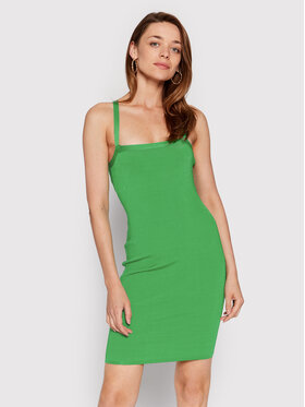 Guess Guess Úpletové šaty Rashelle W2YK11 Z2XY0 Zelená Slim Fit