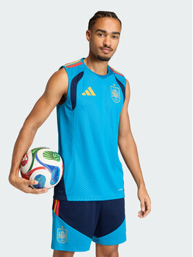 adidas adidas Koszulka techniczna Hiszpania Błękitny Slim Fit
