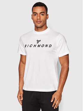 John Richmond John Richmond T-Shirt UMA22103TS Biały Regular Fit