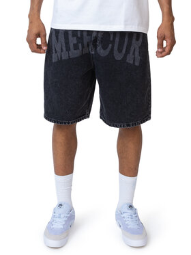 Mercur Mercur Szorty jeansowe Loose Box Czarny Baggy Fit