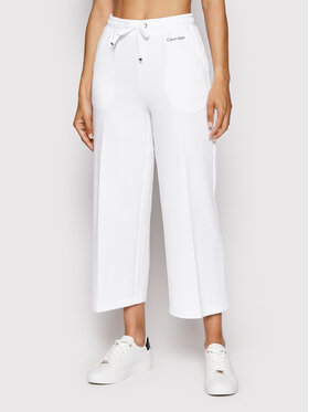 Calvin Klein Calvin Klein Спортивні штани Micro Logo K20K203622 Білий Regular Fit