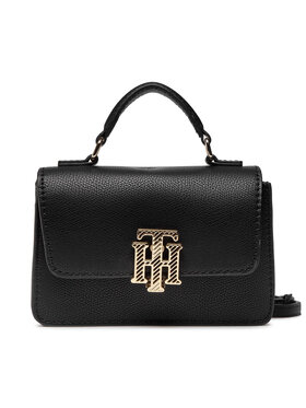 Tommy Hilfiger Tommy Hilfiger Geantă Th Outline Mini Crossover AW0AW12313 Negru