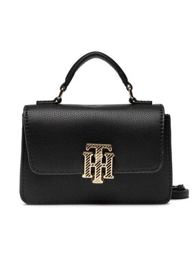 Tommy Hilfiger Tommy Hilfiger Handtasche Th Outline Mini Crossover AW0AW12313 Schwarz