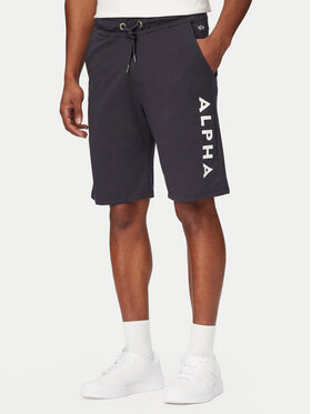 Alpha Industries Alpha Industries Pantaloncini sportivi Jersey 116366 Blu scuro Regular Fit