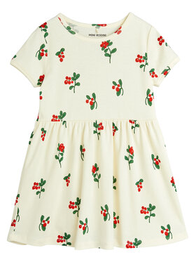 MINI RODINI MINI RODINI Vsakodnevna obleka 2525010311 Bela Regular Fit