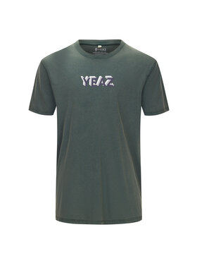 Yeaz Yeaz T-Shirt CHAWLAY T-Shirt Zielony Loose Fit