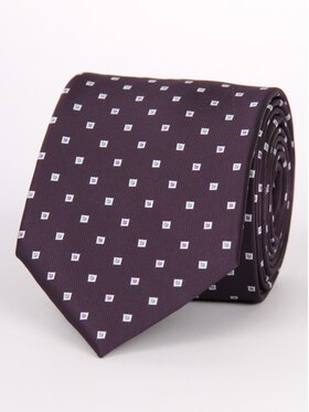 LARS LARS Krawat P3389 Bordowy