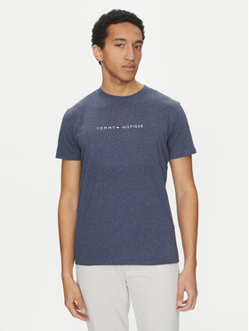 Tommy Hilfiger Tommy Hilfiger T-Shirt UM0UM03525 Tmavomodrá Regular Fit