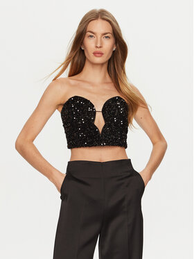 BARDOT BARDOT Marškinėliai Eleni 59112TB2 Juoda Slim Fit