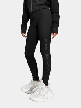 MADE BY SOCIETY MADE BY SOCIETY Spodnie materiałowe Rift Leggings - P37870 Czarny Basic Fit