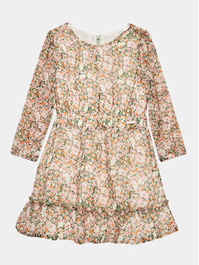 Guess Guess Každodenní šaty Chiffon K3YK11 WA2T0 Barevná Regular Fit