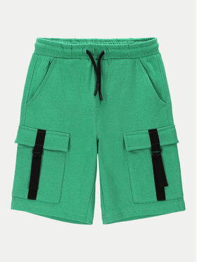 Coccodrillo Coccodrillo Szorty sportowe WC4120504DWJ Zielony Regular Fit