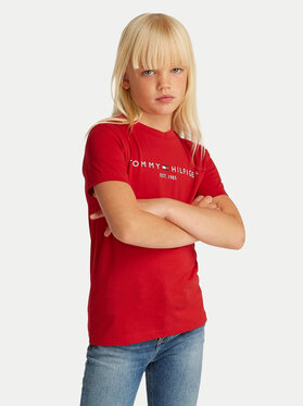 Tommy Hilfiger Tommy Hilfiger Футболка Essential KS0KS00397 D Червоний Regular Fit
