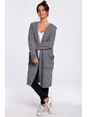 BeWear BeWear Kardigán bk033 Sivá Comfortable Fit