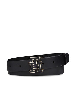 Tommy Hilfiger Tommy Hilfiger Dámský pásek Th Logo Inlay 2.5 AW0AW15381 Černá