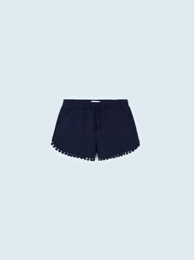 Mayoral Mayoral Pantaloncini di tessuto 607 Blu scuro Regular Fit