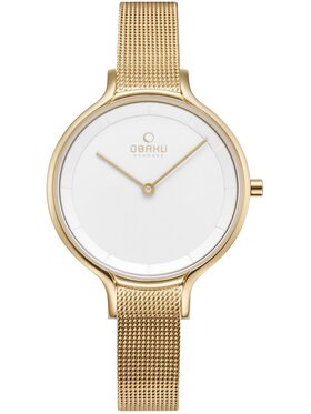 Obaku Obaku Zegarek V228LXGIMG Złoty