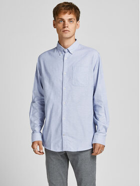 Jack&Jones Jack&Jones Cămașă 12182486 Albastru celest Slim Fit
